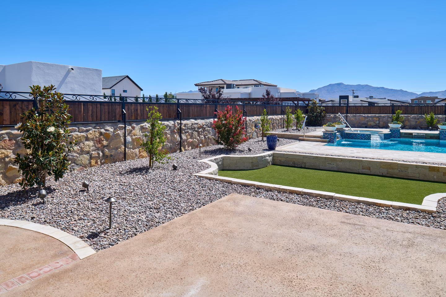 Camino Nogal Custom Landscape — GO DESIGNS El Paso, photo 3