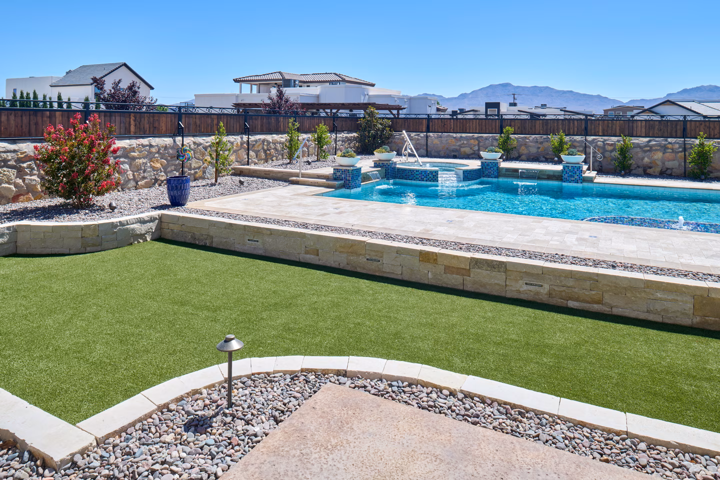 Camino Nogal Custom Landscape — GO DESIGNS El Paso, photo 4
