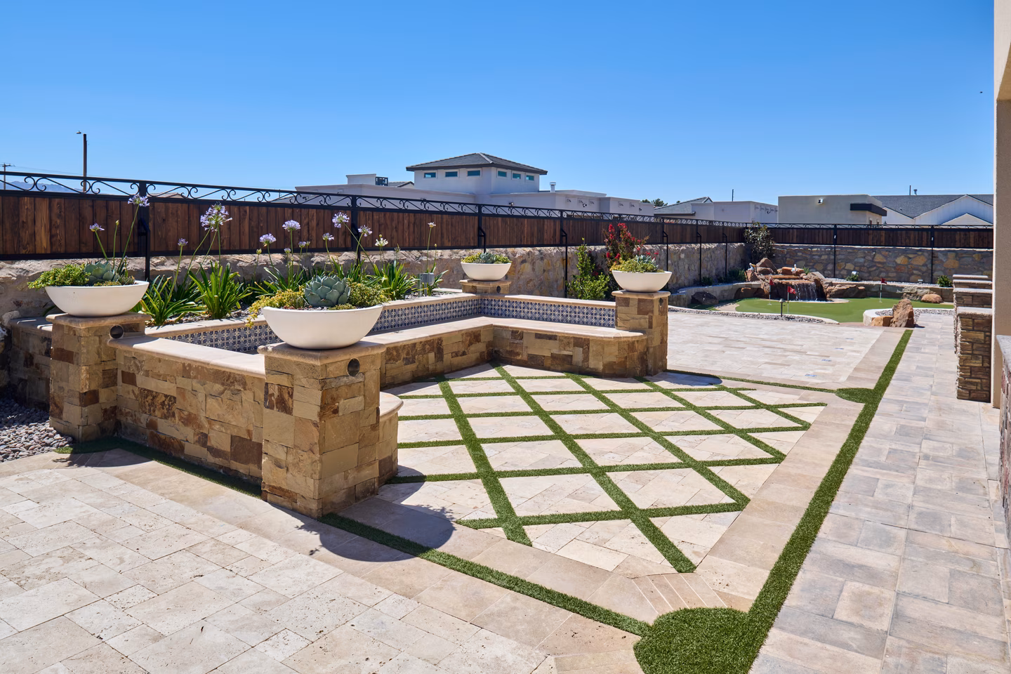 Camino Nogal Custom Landscape — GO DESIGNS El Paso, photo 13