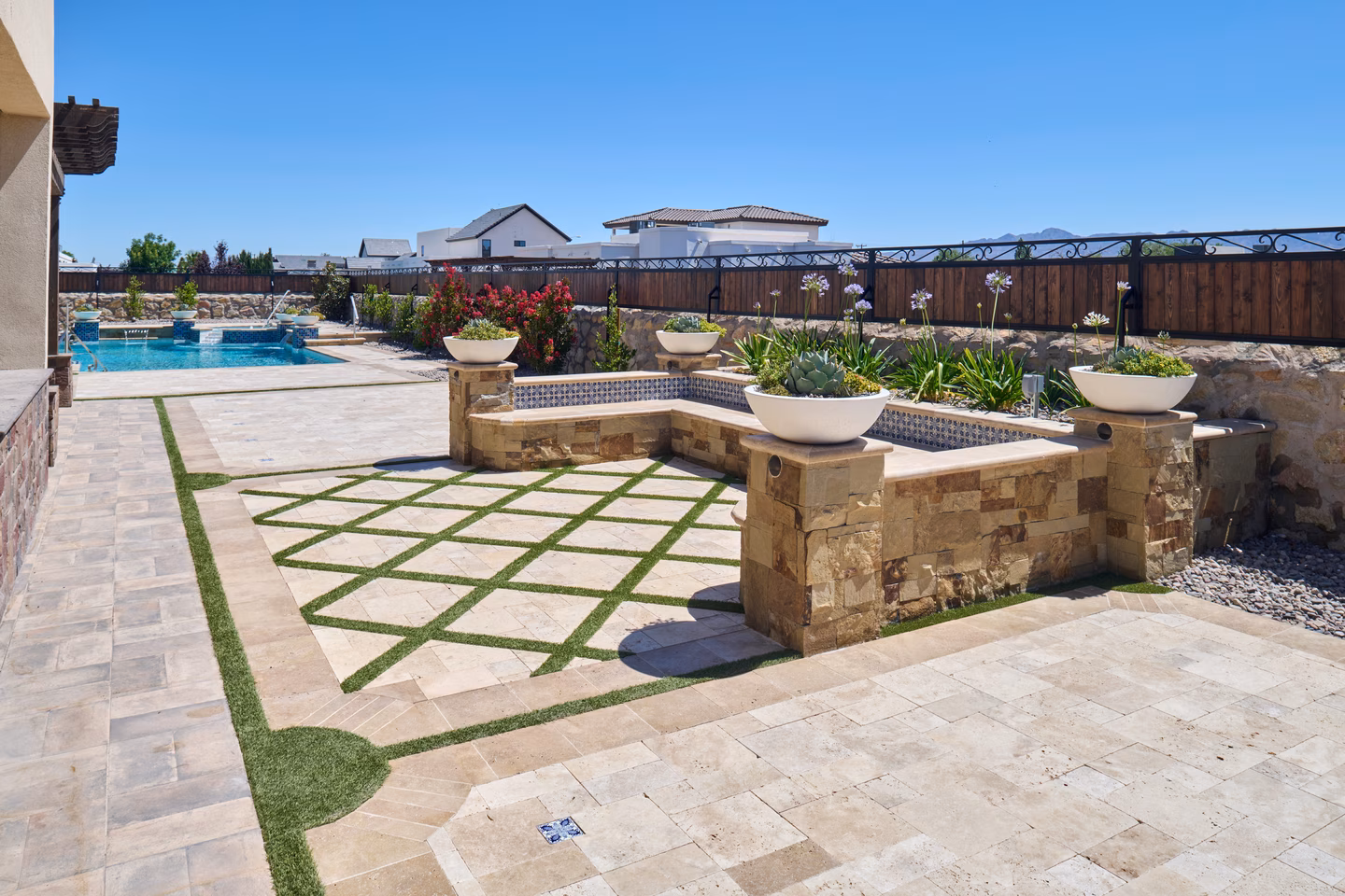 Camino Nogal Custom Landscape — GO DESIGNS El Paso, photo 16
