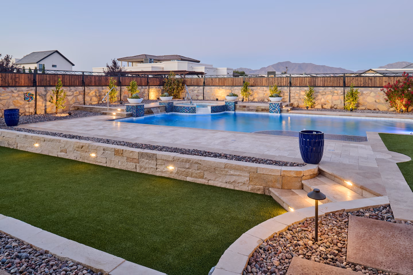 Camino Nogal Custom Landscape — GO DESIGNS El Paso, photo 32