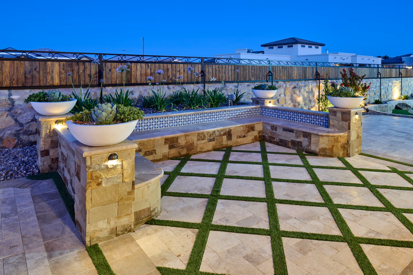 Camino Nogal Custom Landscape — GO DESIGNS El Paso, photo 44