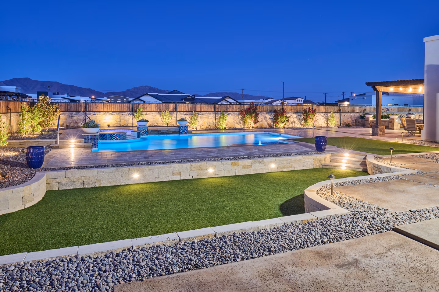 Camino Nogal Custom Landscape — GO DESIGNS El Paso, photo 49